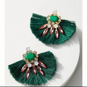 Anthropologie Prunella Fan Earrings